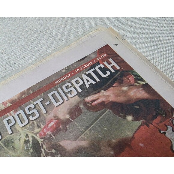 3 St. Louis Post-Dispatch 2011 Cardinals Newspapers – NL Champs & World Series - Picture 6 of 16